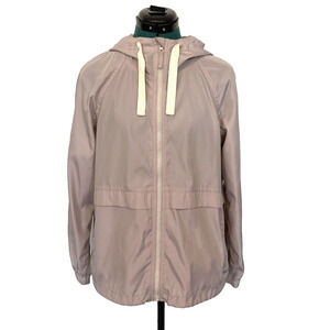 Madewell Women's‎ Raincheck Self Packable Raincoat Size Small Light Purple Pink